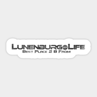 Lunenburg.life - Black Sticker